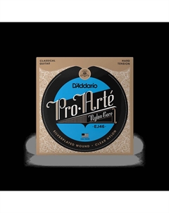 Струны для классических гитар, нейлоновые D'ADDARIO EJ46 PRO-ARTE NYLON HARD TENSION D`addario