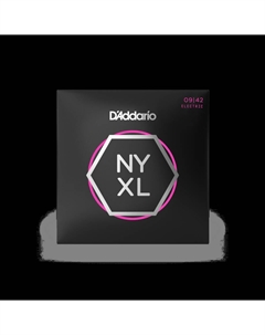 Струны для электрогитар D'ADDARIO NYXL0942 SUPER LIGHT 9-42 струны для электрогитары, толщина 9-42 D`addario