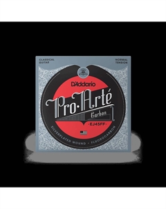Струны для классических гитар, нейлоновые D'ADDARIO EJ45FF PRO-ARTE CARBON, DYNACORE BASSES, NORMAL TENSION струны для классической гитары, нормальное натяжение D`addario