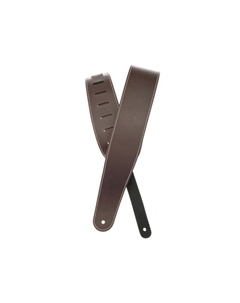 Ремни для гитар 25LS01-DX CLASSIC LEATHER STRAP WITH CONTRAST STITCH BROWN Planet waves