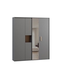 Шкаф-купе Бладвен-180-210 Grey Oak Диван.ру