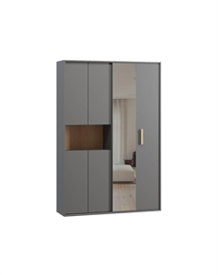 Шкаф-купе Бладвен-140-210 Grey Oak Диван.ру