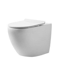 Унитаз подвесной C07-100w безободковый, сиденье с микролифтом Orange