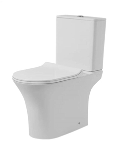 Унитаз-компакт C01-000W безободковый, сиденье с микролифтом Orange