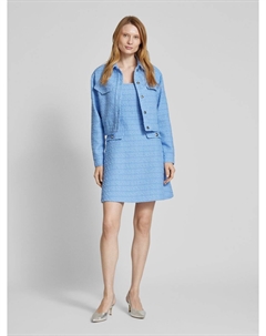 Блейзер со структурным узором модель «Акуланна», светло-голубой Hugo