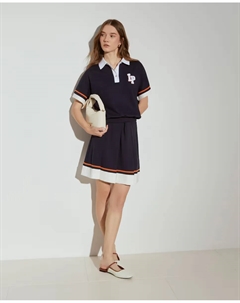 Сетчатая юбка со складками, тёмно-синий Lion of porches