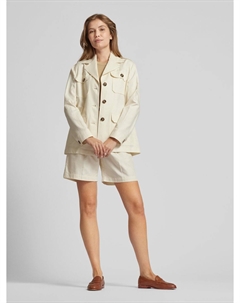 Блейзер с воротником-лацканом модель «BACCA», кремовый Weekend max mara