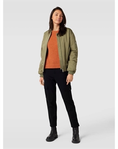 Брюки из ткани с карманами-карго, черный Comma casual identity