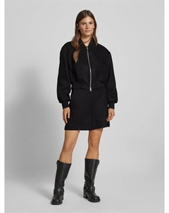 Блейзер со структурным узором модель «Andera», черный Hugo