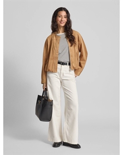 Блузон с карманами-клапанами модель «Хауди», светло-коричневый Opus