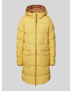 Стеганое пальто с этикеткой-значком, желтый Camel active