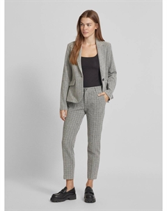 Пиджак из джерси прямого кроя с узором «ёлочка», светло-серый Marc o'polo