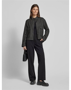 Блейзер с воротником-стойкой модель «Jandra», черный Opus