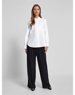 Блузка прямого кроя с нагрудным карманом, белый Windsor