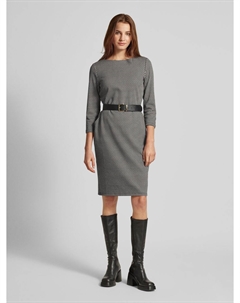 Платье длиной до колена с рукавами 3/4, черный More&more