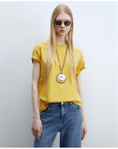 Однотонная футболка, цвет Mostaza Сфера