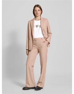 Футболка с круглым вырезом, отделанная пайетками, кремовый More&more