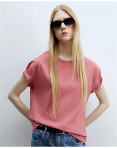 Однотонная футболка, цвет Rosa Сфера