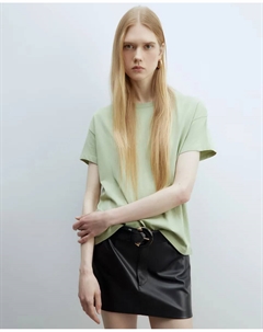 Однотонная футболка, зеленый Сфера