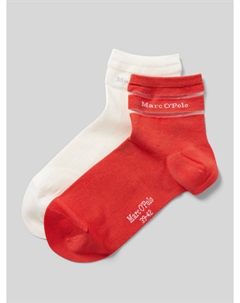 Носки с сетчатыми полосками в упаковке 2 пары, оранжевый Marc o'polo