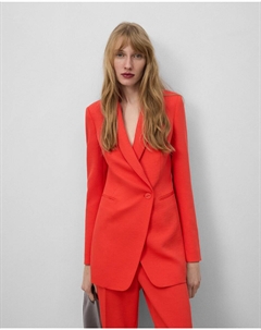 Женский двубортный блейзер красного цвета, красный Adolfo dominguez