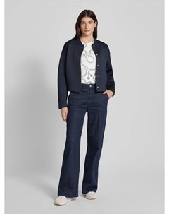 Футболка с ребристым круглым вырезом, кремовый Gant