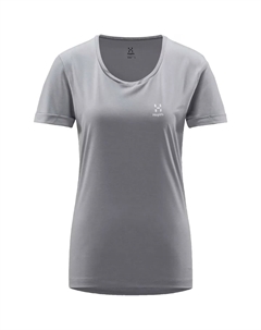 Женская футболка Ridge Hike, светло-серый Haglöfs