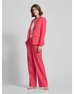 Пиджак однотонного кроя с карманами с клапанами, розовый Comma,