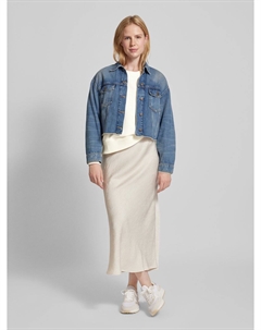 Толстовка свободного кроя с круглым вырезом, кремовый Joop