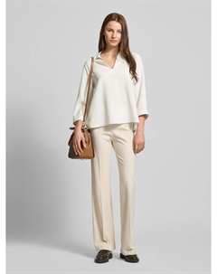 Блузка прямого кроя с рукавами 3/4, кремовый Windsor