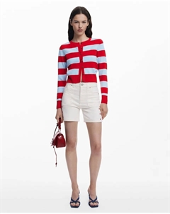 Женские джинсовые шорты-бермуды с вышивкой, цвет Crudo Desigual