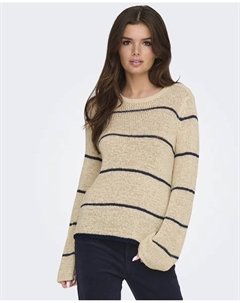 Женский свитер с длинными рукавами, бежевый Jdy