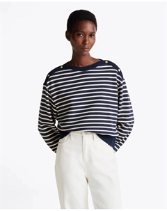 Женский свитшот без капюшона с золотыми пуговицами на плечах, бежевый Tommy hilfiger