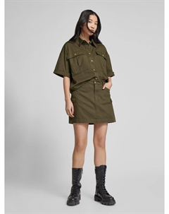 Мини-юбка А-силуэта, оливковый Jake*s casual