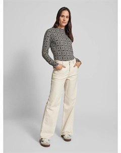 Свитер с содержанием вискозы и воротником-стойкой, антрацит More&more