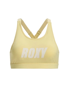 Everyday Flow Женский спортивный бюстгальтер средней степени воздействия, жёлтый Roxy
