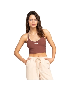 Женский топ из активной коллекции, коричневый Roxy