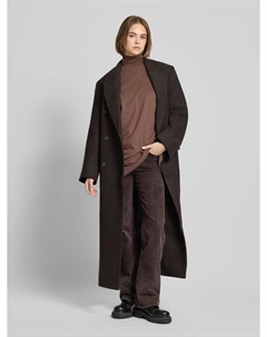 Расклешенные джинсы с эластичными вставками, модель «Maise», темно-коричневый Weekday