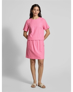 Блузка-рубашка прямого кроя с фактурным узором, модель «Белана», розовый Joop