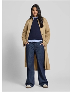 Пальто свободного покроя из твила с добавлением лиоцелла, песочный Marc o'polo