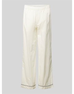 Свободные брюки для дома из чистого хлопкового поплина, кремовый Marc o'polo