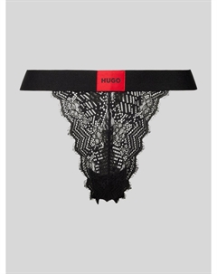 Трусы с эластичной биркой на поясе, черный Hugo