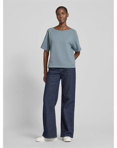 Толстовка свободного кроя из чистого хлопка с короткими рукавами Marc o'polo