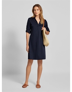 Платье длиной до колена с воротником-лацканом Comma,