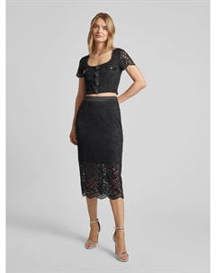 Топ с эффектом выгорания модель 'ERIKA', черный Guess