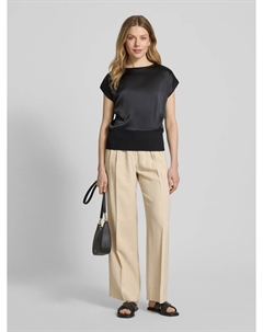 Брюки прямого кроя со складками, песочный Zero