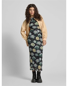 Топ с длинными рукавами и складками, модель «Самира», черный Edited