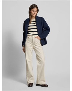 Вязаный свитер с планкой на пуговицах, модель «VIBO», кремовый Weekend max mara