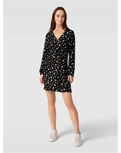 Мини-платье с цветочным узором модель «Дитта», черный Object