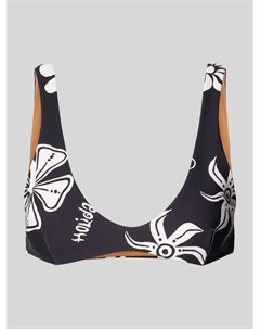 Верх бикини с цветочным узором модель 'HOLIDAY', черный Rip curl